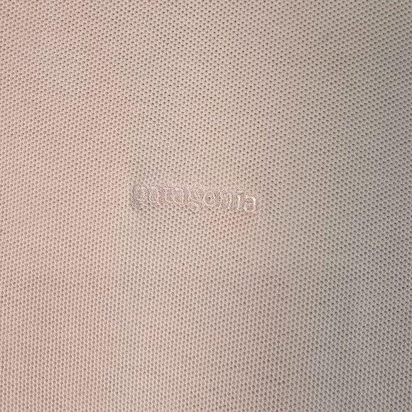 PATAGONIA MENS POLO SHIRT SHORT SLEEVE ORGANIC COTTON PINK SIZE MED - Picture 3 of 7